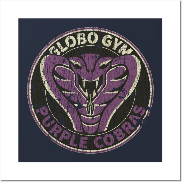 Globo Gym Purple Cobras Wall Art by JCD666